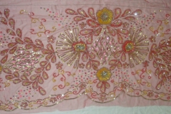 Beads-Border-hand-embroidery-on-tulle-fabric