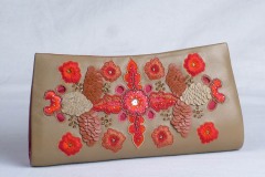 Leather-Beaded-Clutch-Bag